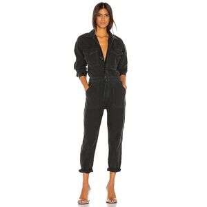 Citizens of Humanity Marta Utility Denim Jumpsuit, Women's Size XS, Washed Black